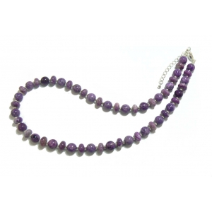 Vibrant Purple Beaded Sugilite Necklace Vibrant Purple Beaded Sugilite Necklace